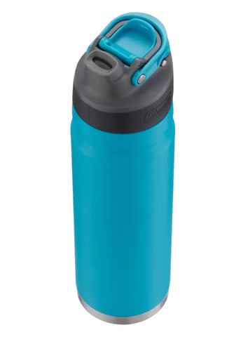 FreeFlow AUTOSEAL® 24 oz Stainless Steel Water Bottle-Caribbean Sea