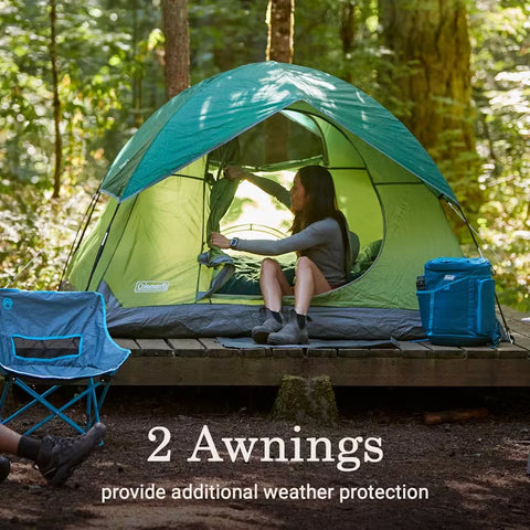 Sundome® 3-Person Camping Tent-Spruce Green