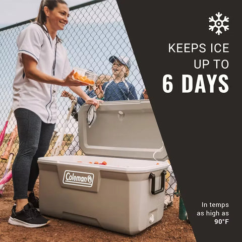 Classic Series 120-Quart Hard Cooler-Rock Grey