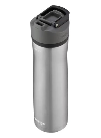 Contigo® Cortland Chill 2.0 Stainless Steel Water Bottle with AUTOSEAL® Lid, 24oz-Stainless Steel / Licorice