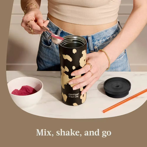 Contigo® x Ally Love Streeterville 2.0 Stainless Steel Tumbler with Straw, 24oz-Violet