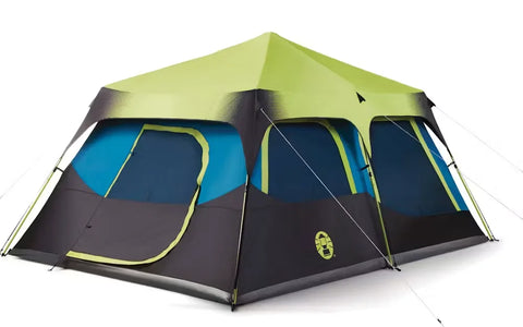 10-Person Dark Room Instant Cabin Tent with Rainfly