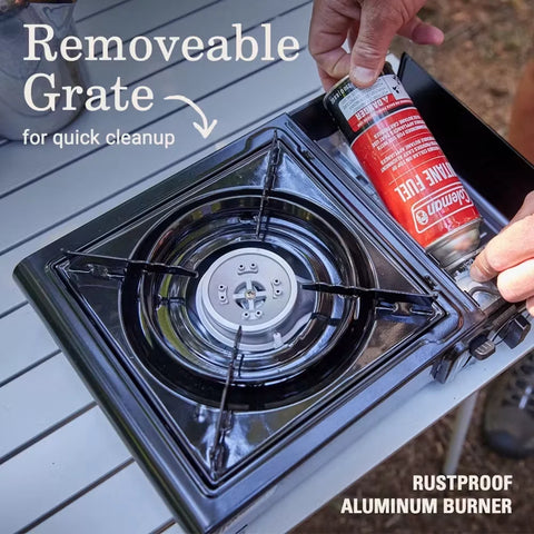 Classic 1-Burner Butane Camping Stove-Black