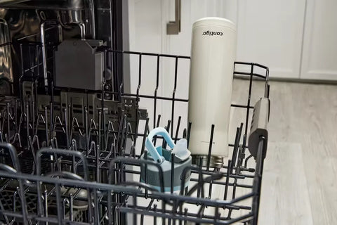 Contigo® Wells Chill Stainless Steel Filter Water Bottle with AUTOSPOUT® Straw Lid, 24 Oz.-Salt