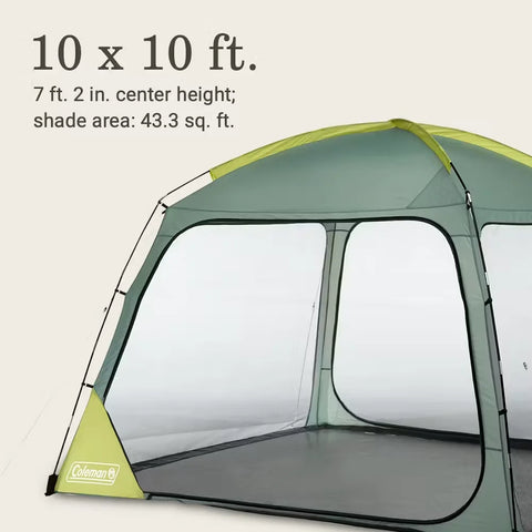 Skyshade™ 10 x 10 Screen Dome Canopy-Moss