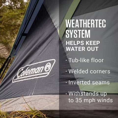 6-Person Skydome™ Camping Tent-Blackberry