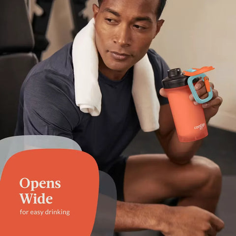 Contigo® Fit Shake & Go 2.0 Shaker Bottle, 20 fl oz.-Cayenne