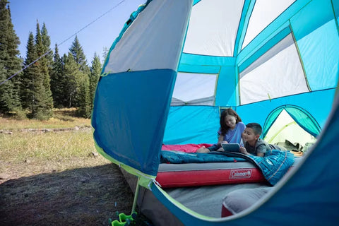 Kids 50°F Cool-Weather Sleeping Bag-Teal