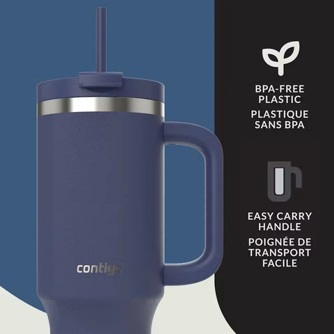 Contigo® Streeterville Leak-Proof Tumbler, 40oz-Indigo Powder