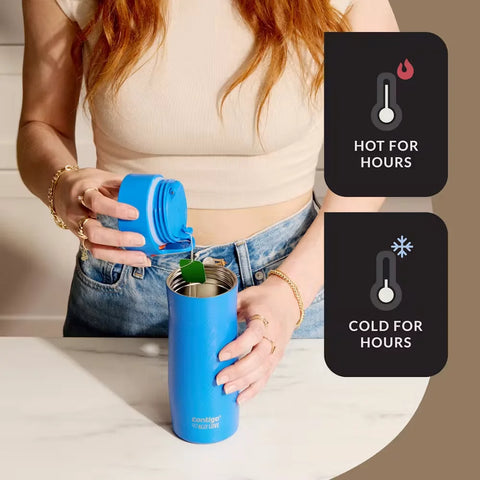 Contigo® x Ally Love West Loop 3.0 Stainless Steel Travel Mug with AUTOSEAL® Easy-Clean Lid, 16oz-Stellar Jay