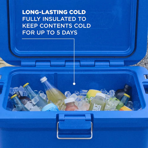 Coleman® Pro 55-Quart Wheeled Hard Cooler-Blue Sky