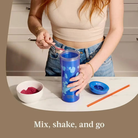Contigo® x Ally Love Streeterville AUTOCLOSE® Shake & Go® Tumbler, 20oz-Stellar Jay