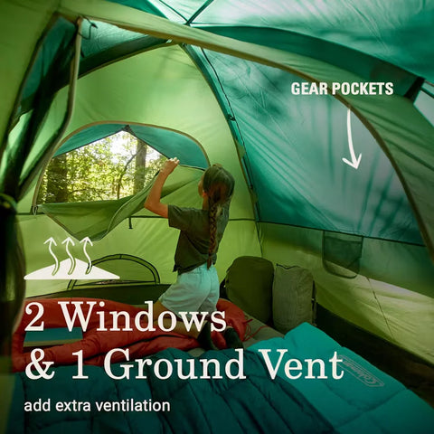 Sundome® 4-Person Camping Tent-Spruce Green