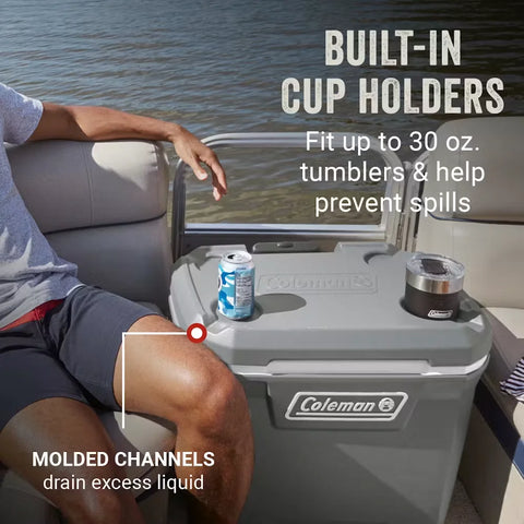 Classic Series™ 65-Quart Wheeled Cooler-Rock
