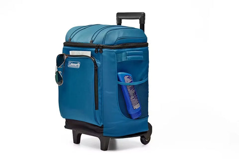 CHILLER™ 42-Can Soft-Sided Portable Cooler with Wheels-Deep Ocean