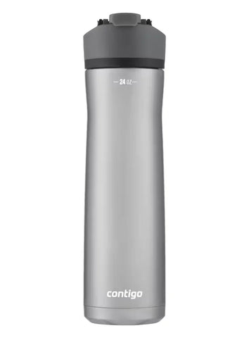 Contigo® Cortland Chill 2.0 Stainless Steel Water Bottle with AUTOSEAL® Lid, 24oz-Stainless Steel / Licorice