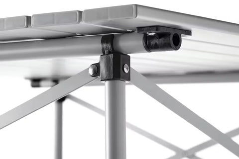 Compact Roll-Top Aluminum Camping Table