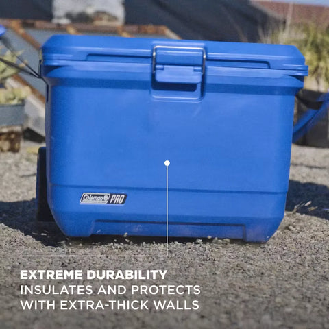 Coleman® Pro 55-Quart Wheeled Hard Cooler-Neptune