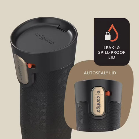 Contigo® x Ally Love West Loop 3.0 Stainless Steel Travel Mug with AUTOSEAL® Easy-Clean Lid, 16oz-Oatmilk