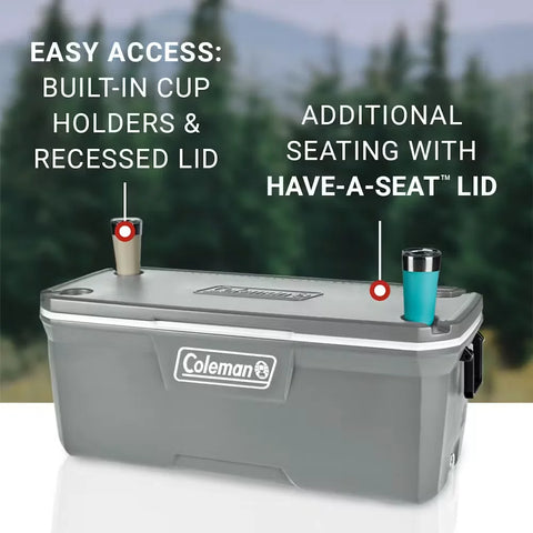 Classic Series 150-Quart Hard Cooler-Rock Gray