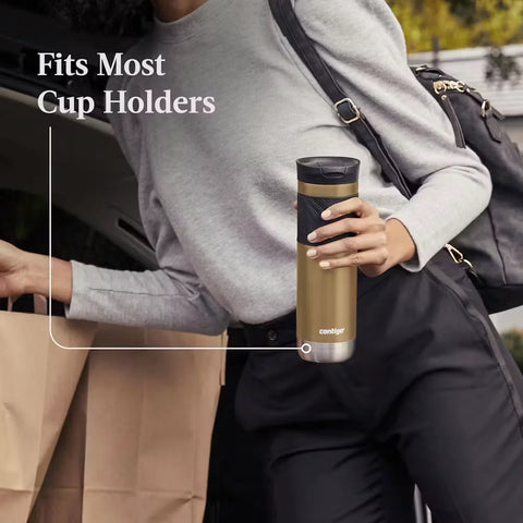 Contigo® Byron 2.0 Stainless Steel Travel Mug with SNAPSEAL™ Lid and Grip, 24oz-Chardonnay