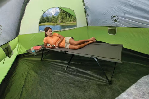 Pack-Away® Camping Cot with Side Table