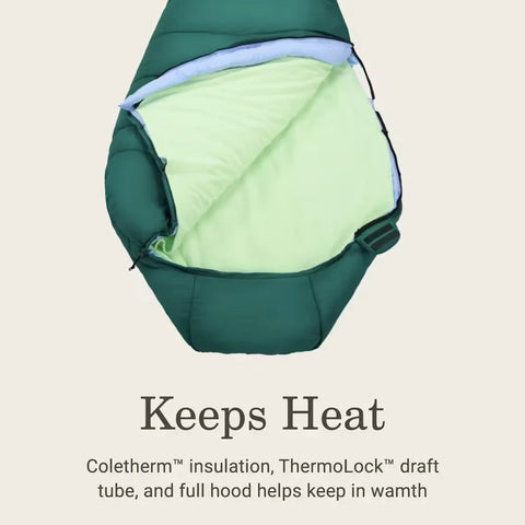 Cozy 30°F Sleeping Bag with Integrated Liner