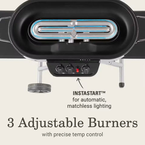 RoadTrip® 285 Portable Stand-Up Propane Grill-Black