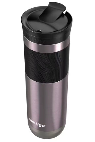 Contigo® Byron 2.0 Stainless Steel Travel Mug with SNAPSEAL™ Lid and Grip, 24oz-Pine Berry