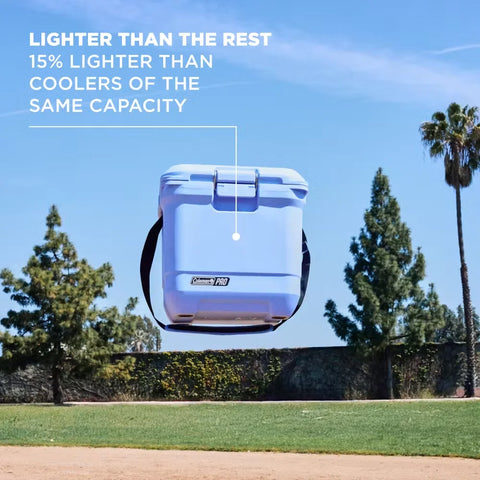 Coleman® Pro 25-Quart Hard Cooler-Blue Sky