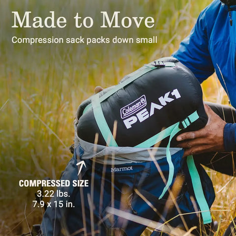 PEAK1™ 20°F Mummy Sleeping Bag - Long