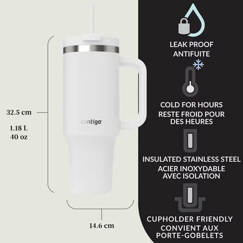 Streeterville Tumbler, 40oz-Salt