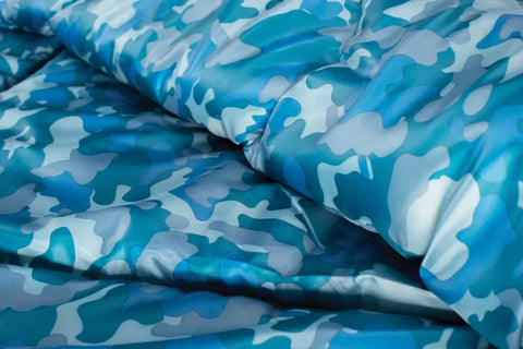 Kids Camo™ 45°F Youth Sleeping Bag, Blue Camo
