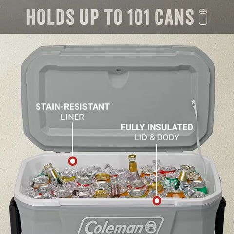 Classic Series 62-Quart Hard Cooler-Rock