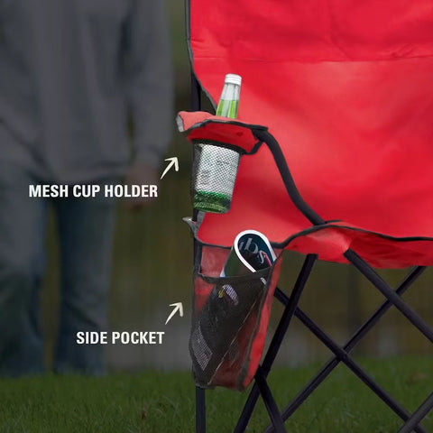 Cooler Quad Chair-Red