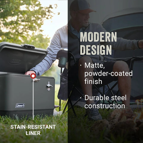 Reunion™ 54-Quart Steel Belted® Matte Cooler, Midnight-Midnight
