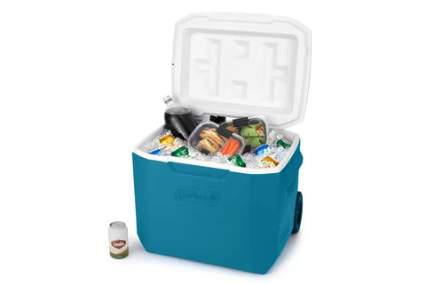 Chiller™ 60-Quart Cooler With Wheels-Sapphire