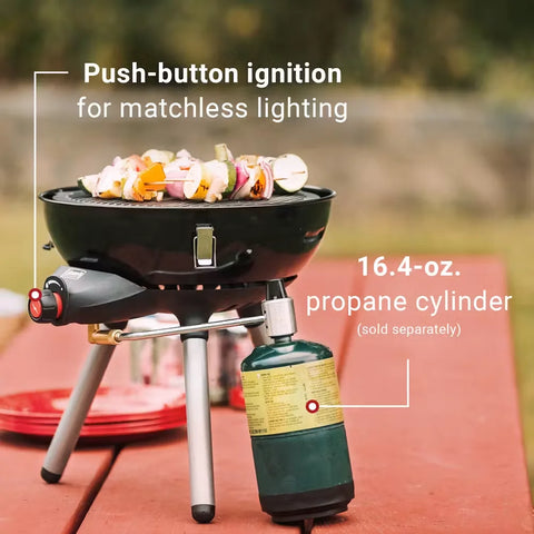 4-in-1 Portable Propane Gas Cooking System-Black