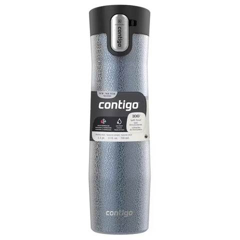 Contigo® West Loop 3.0 Stainless Steel Travel Mug with AUTOSEAL® Lid, 24oz-Crystal Lakeside