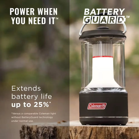 800 Lumens LED Lantern with BatteryGuard™-Black