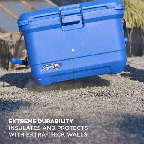 Coleman® Pro 45-Quart Hard Cooler-Blue Sky