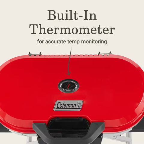 RoadTrip® 285 Portable Stand-Up Propane Grill-Red