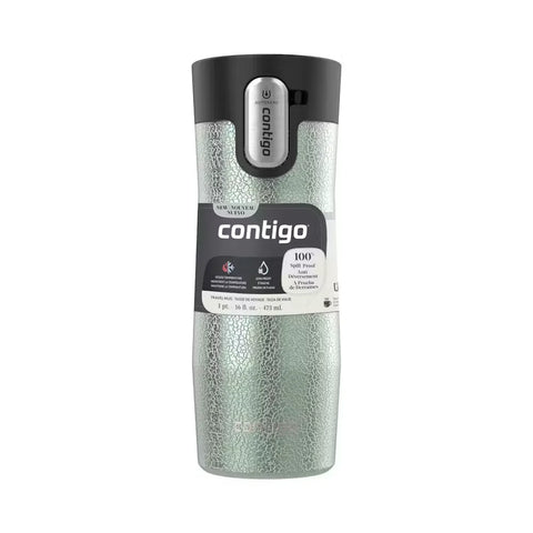 Contigo® West Loop 3.0 Stainless Steel Travel Mug with AUTOSEAL® Lid, 16oz-Crystal Agave