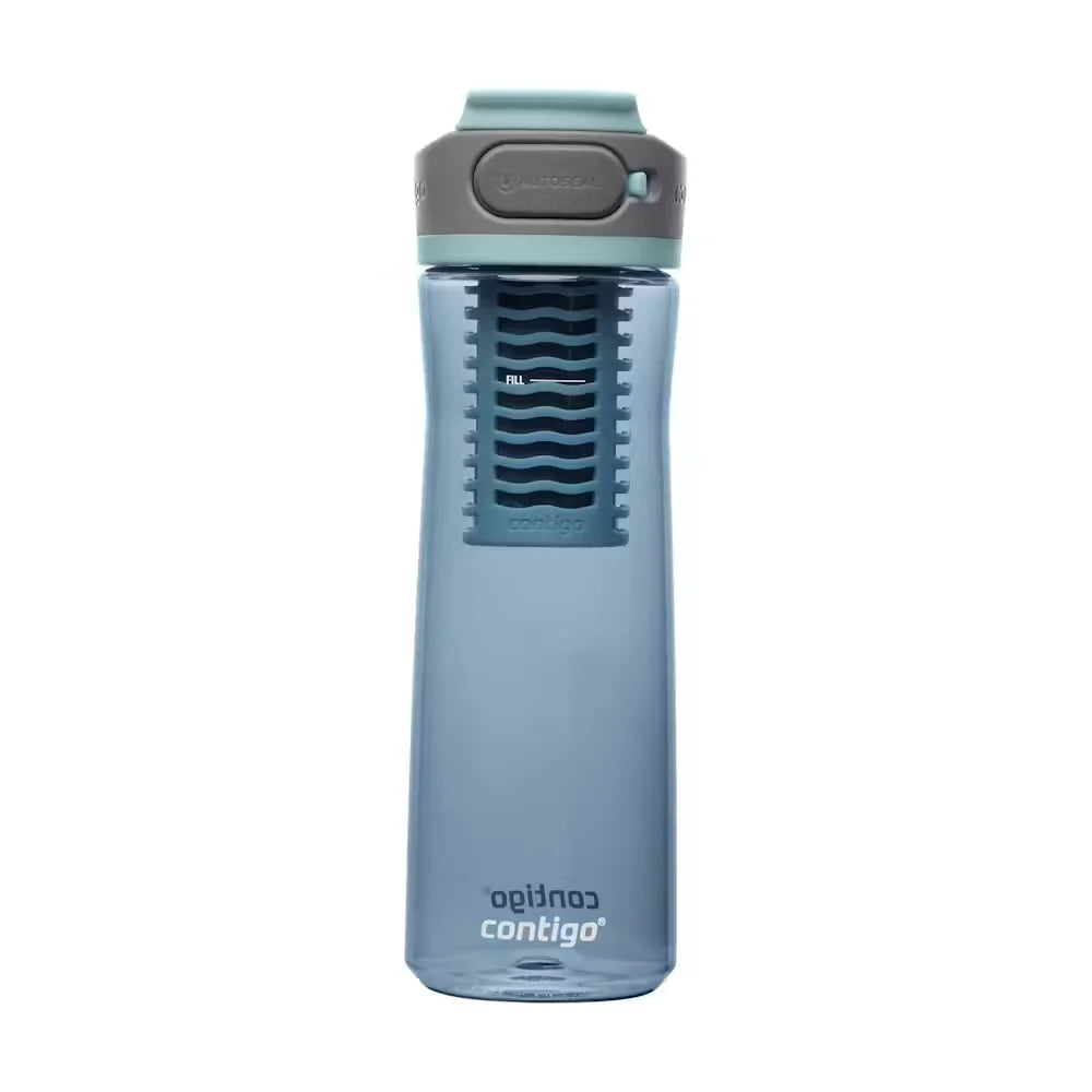 Contigo® Clybourn Freeflow Filtration Tritan Water Bottle with AUTOSEAL® LID, 24oz-Dark Ice
