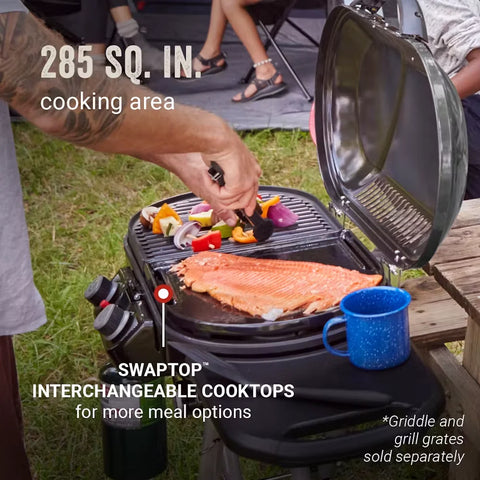 RoadTrip® X-Cursion 2 Burner Propane Gas Portable Grill-Black