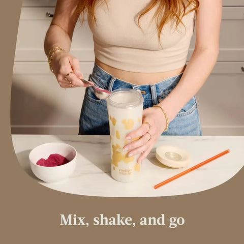 Contigo® x Ally Love Streeterville AUTOCLOSE® Shake & Go® Tumbler, 20oz-Oatmilk