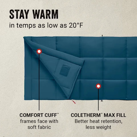Kompact™ 20°F Rectangle Sleeping Bag