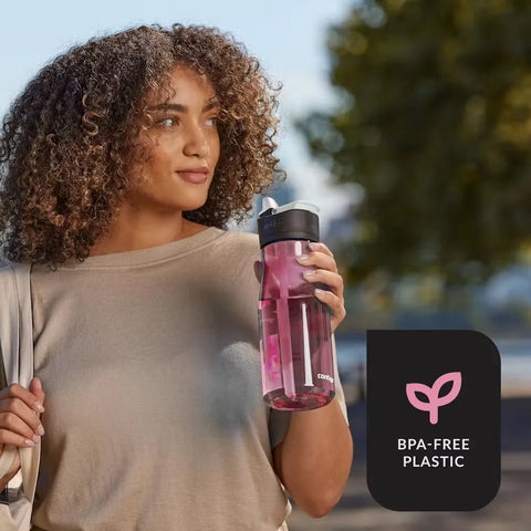 Contigo® Ashland 2.0, Water Bottle with AUTOSPOUT® Lid, 32oz-Azalea