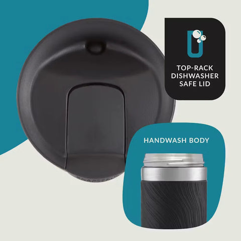 Contigo® Byron 2.0 Stainless Steel Travel Mug with SNAPSEAL™ Lid and Grip, 24oz-Stainless Steel