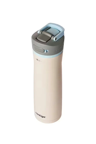 Contigo® Wells Chill Stainless Steel Filter Water Bottle with AUTOSPOUT® Straw Lid, 24 Oz.-Salt